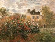 The Artist-s Garden Argenteuil, Claude Monet